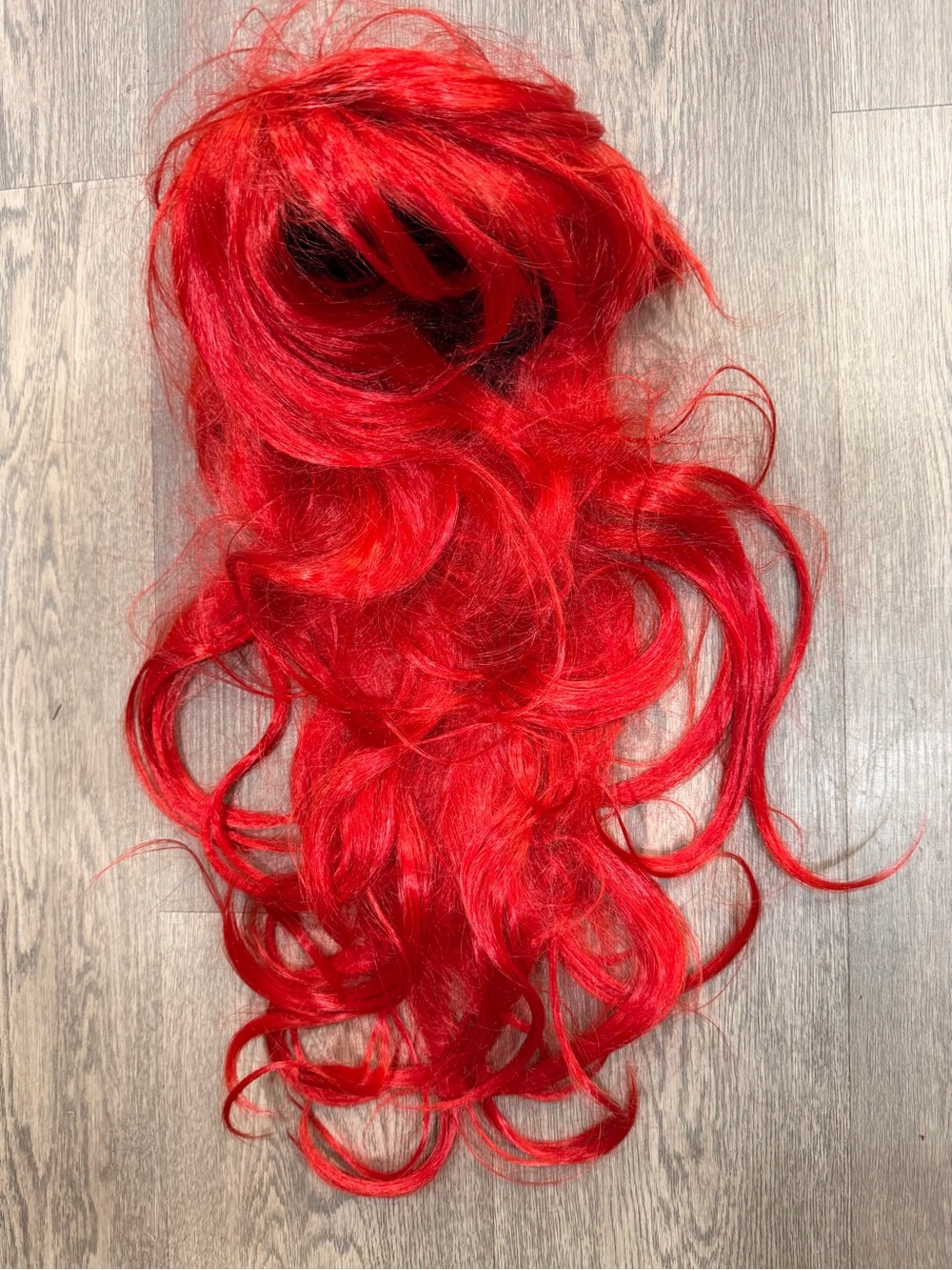 Girl’s Long Red Wig Ariel Little Mermaid Halloween Costume